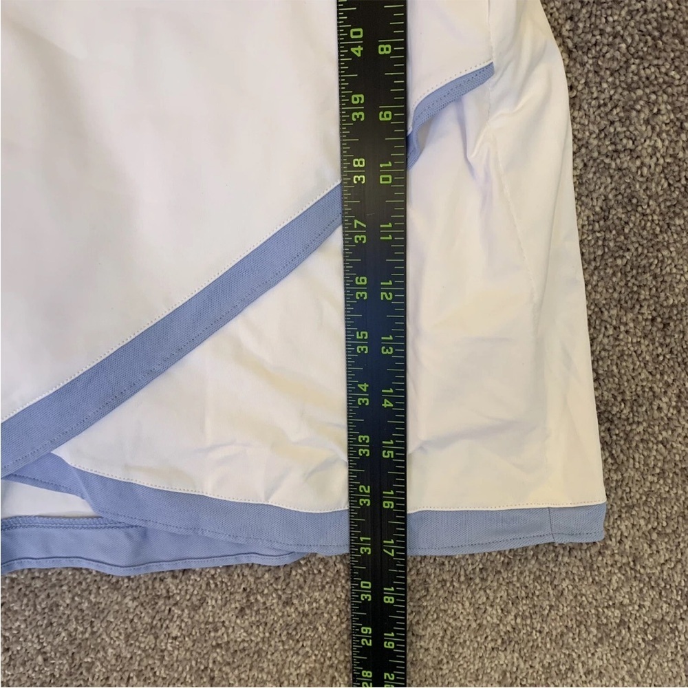 Peter Millar Women’s Laura Wrap Skort Golf White Blue Pockets Size XL - NWT $99 - Picture 10 of 12